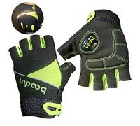 Cycling Short Gloves Pro Half Finger Bike MTB Gloves Summer Cycling Gloves for Women/Men - Green - 2XL