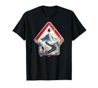CYCLING SIGN TO THE MOUNTAIN PEAK AND ABOVE T-Shirt