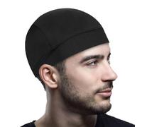 Cycling Skull Cap - 54-58cm Men Bike Hat Under Helmet, Moisture Wicking Helmet Liner | Lightweight Cooling Cap for Outdoor Sports Riding Fishing Climbing Running Training Adventure Comfort Gear