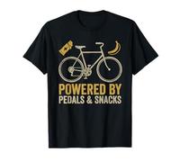 Cycling So I Can Eat More Snacks Retro Funny Road Bike Rider T-Shirt