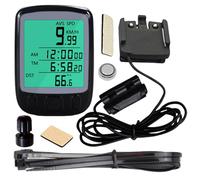Cycling Speedometer & Odometer - Waterproof Wired Bike Computer with LCD Display | Long Lasting Creatives Modern Design Portable Multifunctional Tracker for Beginners, Mountain & Road Bikes