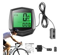 Cycling Speedometer - Waterproof Wired Odometer, Multifunction Speed Detector | Cycling Accessory with Automatic Alarm Clock, D-Scenario Bike Equipment Tool