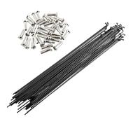 Cycling Spokes Bicycle Stainless BK Steel Spokes 36pcs Bike Spoke 14G J Bend 82-298mm(274mm)