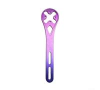 Cycling Stem Mount Holder For GPS Units And Action Cameras Fits Computers With Adjustable Angle Extension(Gradient Purple)