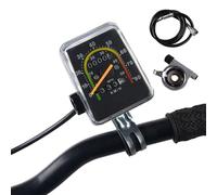 Cycling Stopwatch Cyclocomputer Mechanical Bike Speedometer Bicycle Computer Speedometer Odometer Cycling Computers for 26in 27.5in 28in 29in Outdoor Tricycle (Square)