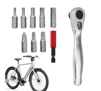 Cycling Tire Repair Kit - Portable Multifunctional Screwdriver,Bicycle Tool Kit - For Men Women Cycling Road Mountain Travel Maintenance Urgency