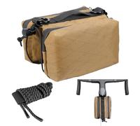 Cycling Top Tube Bag, Portable Frame Pouch for Cycling, Storage Pocket with Anti-Scratch Closure for Fabrics Gloves Keys Repair Tools