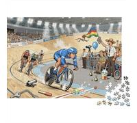 Cycling Track Sprint Wooden Jigsaw Puzzle Waterproof 1000 Piece Puzzles for Adults Gifts Challenging And Brainteasing Educational Games