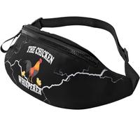 Cycling Waist Bag The Chicken Whisperer, Waist Fanny Pack Foldable Running Waist Pack Adjustable Waistpacks for Outdoor Dog Walking Sports