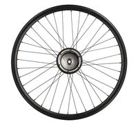 cyclingcolors 1 x Bicycle Rear Wheel Rim Complete Edge Radius Hub for Electric Bicycle UAE Size 26 Inch Without Motor Compatible with Wheelyoo 622