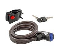 cyclingcolors 1 x Bike Lock 12mm Diameter x 1200mm Length Key Lock Frame Seat Post