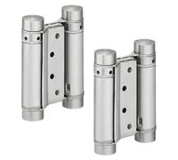 cyclingcolors 1 x Door Hinges Swing Door Hinge Double Action Spring Hinge Door Hinge Café Saloon for Unfolded Doors Frames up to 15 kg, Steel