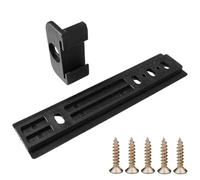 cyclingcolors 1 x Door Mounting Set Tow Hinge Compatible with Fridge Universal Hinge Including Mounting Material Plastic Black