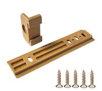 cyclingcolors 1 x Freezer Fridge Lock Guide with Screws Fixing for Door, Light Brown