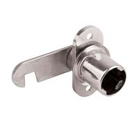 cyclingcolors 1 x Hook Lock Furniture Lock Cam Lock Without Cylinder Diameter 18 mm Length 22 mm with Rosette for Furniture Office Cabinet Right