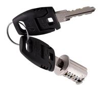 cyclingcolors 1 x Lock Cylinder for Furniture Lock, cam Lock, Diameter 18 mm, with Folding Keys, core for Furniture, Office, Cabinet, Without Possibility for Master Key, S1009