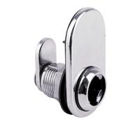 cyclingcolors 1 x Lock for 2 Glass Doors Without Cylinder Diameter 18 mm with Riser for Office Cabinet Furniture Right