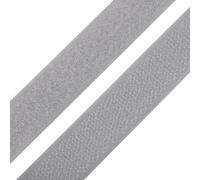 cyclingcolors 1 x Tape Roll 20 mm 25 m Set Hook Fleece Organiser Cable Tie Tape for Clothes Bags Polyamide Sewing Machine Dove Grey