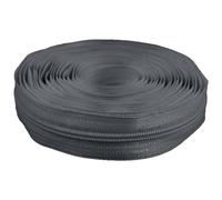 cyclingcolors 1 x Zip No. 5 Length 5 Metres Fasteners Without Slider Zip Polyester Glare Furnishing Sewing Jackets, Matt Grey