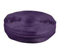 cyclingcolors 1 x Zip No. 5 Length 5 Metres Teeth Made of Injected Plastic Polyester Open End Mesh Without Puller Slider Zipper Clothing Sewing Jackets Haberdashery Plum