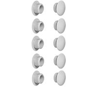 cyclingcolors 10 x Cover caps, Plastic Blanking Hole Plugs, Blanking Plugs, Cover Furniture (Diameter 10 mm/Light Grey RAL 7035)