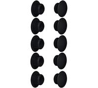 cyclingcolors 10 x Cover Caps Plastic Blanking Hole Plugs Blanking Plugs Cover Furniture (Diameter 10 mm/Black RAL 9005)