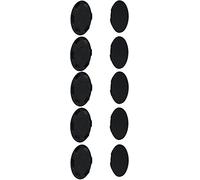 cyclingcolors 10 x Cover Caps Plastic Blanking Hole Plugs Blanking Plugs Cover Furniture Diameter 35 mm/Black RAL 9005