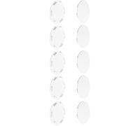 cyclingcolors 10 x Cover Caps Plastic Blind Hole Stopper Blanking Plug Cover Furniture Diameter 35 mm White RAL 9010