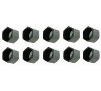 cyclingcolors 10x Cap Cover Hex Nut Cap Universal Plastic Screws Covers Bolt Protector Black M8 x 13mm