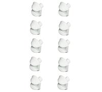 cyclingcolors 10x Shelf Support pins 4mm 5mm 6mm White Glass Studs Pegs Cabinets Bookcases Furniture (5.5mm)