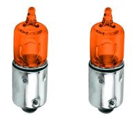cyclingcolors 2 x 12 V 23 W BA9S Orange Car Motorcycle Scooter Bulbs