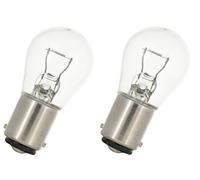cyclingcolors 2 x BA15D 15W 6V Light Bulb Car Motorcycle Moped Scooter Tractor Truck Van