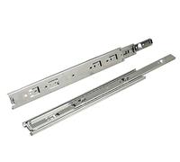 cyclingcolors 2 x Ball Extension Full Extension Side Drawer Runners Telescopic Rail Partial Extension for Drawers Drawer Guides Length 800 mm 30 kg