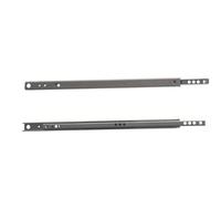 cyclingcolors 2 x Ball Runners for Mounting Under Table Adjustable Guide Rails Keyboard Drawer Shelf Full Extension Drawer Runners Extendable Telescopic Rails Length 342 mm 10 kg