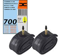 cyclingcolors Unisex_Adult 3701260818134 Inner Tube, Black, 700x19/23C