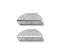 cyclingcolors 2 x Driving Wedge Passspring Lawnmower Wedge for Blade Shaft Half Moon Wedge Lawnmower Compatible with Castelgarden 22465607/0 22465608