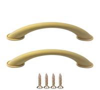 cyclingcolors 2 x Furniture Handles, 96 mm, Kitchen Handles, Door Handle with Screws, Plastic Cupboard Door, Kitchen Cupboard, Drawer, Buffet Home, Pine