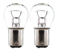 cyclingcolors 2 x light bulbs, 12 V, 15 W, BA15D, light bulb, car, motorcycle, tractor