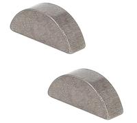 cyclingcolors 2 x Universal Half Moon Keys, Tractor, Lawn Mower, Tiller, Tiller, 19.05 x 3.15 x 7.6 mm