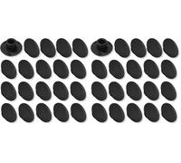 cyclingcolors 20x Screw Cover Cap M6 Black Plastic Hexagon Allen Head Hole Socket Hex Protector Furniture Screws caps (Pack of 2)