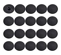 cyclingcolors 20x Screw Cover Cap M8 Black 6.2x18x3.5 Plastic Hexagon Allen Head Hole Socket Hex Protector Furniture Screws caps