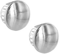cyclingcolors 2x bike handlebar plugs caps ends plastic chrome silver road vintage