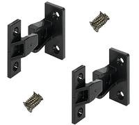 cyclingcolors 2X Keku AS Push On Clip Plastic Furniture Hinge Door Press Fit Panel Kitchen Wood Bracket Plinth