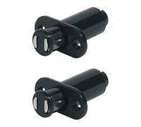 cyclingcolors 2X Magnetic Catch Black Strong Door Magnetic Catch Cabinet Door Closer