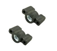 cyclingcolors 2x wing bolt plastic thumb nut M4 M5 M6 steel thread hand fastener (M4)