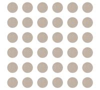 cyclingcolors 36 x Cover Caps Self-Adhesive 25 mm Cabinet Shelf Drill Hole Cover for Gluing Protective Caps, Lin Beige