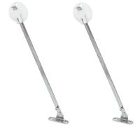 cyclingcolors 3666690008732 2 x Fitting Flap Holders, Silver