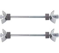 cyclingcolors 3666690028327 2 x Furniture Connector Screws M6 x150, Silver