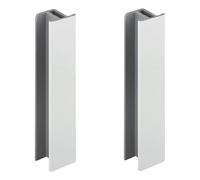 cyclingcolors 3666690034472 jonction de plinthe 2 x connectors for skirting Board, White