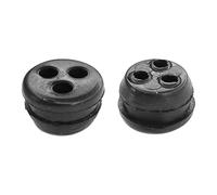 cyclingcolors 3666690039668 Gummitüllen Rubber Grommets, Black, Ø17.5mm 3 Löcher